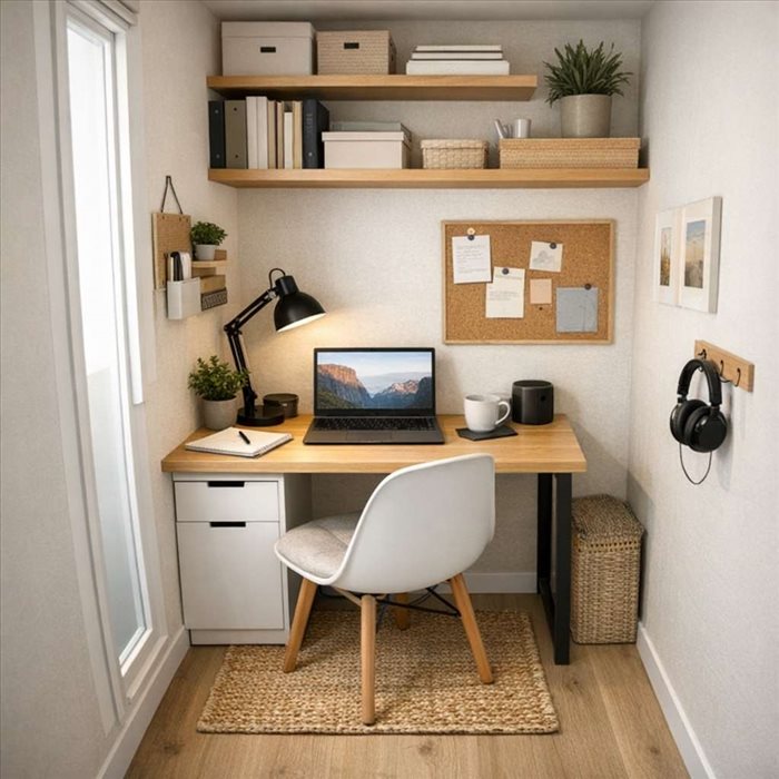 Aménager un bureau de 4 m² : astuces pour gagner de la place