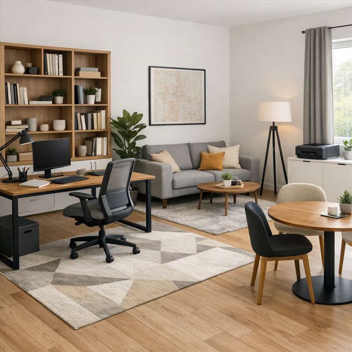 Aménager un bureau de 20 m² : plan, mobilier et astuces