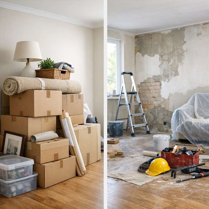 Désencombrer un logement avant travaux : pourquoi c’est essentiel