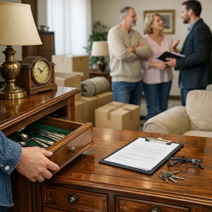 Meubles et succession immobilière : que faire, qui décide ?