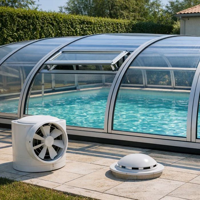 Pourquoi ventiler un abri de piscine fermé ? | Guide complet