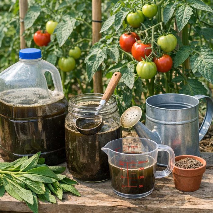 Dosage de purin de consoude pour tomates : le guide