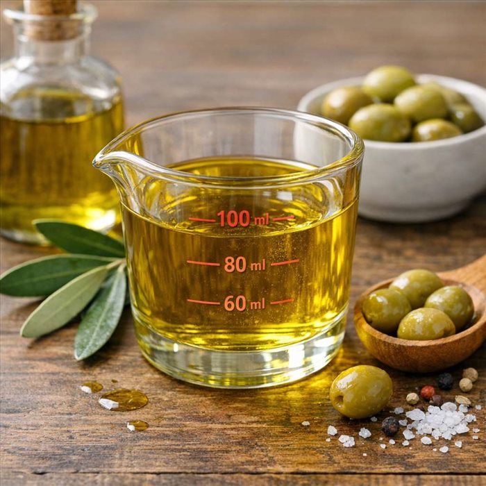 Calories de 10 cl d’huile d’olive : combien apporte cette portion ?