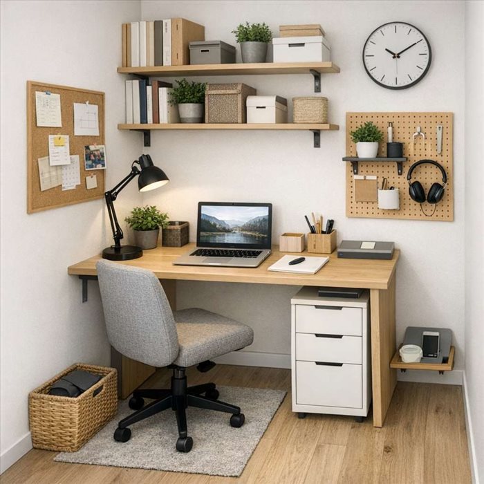 Aménager un bureau de 5 m² : conseils pour gagner de la place