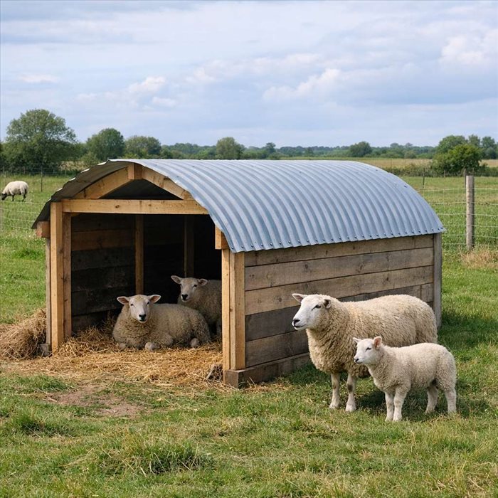 Comment fabriquer un abri pour moutons en pâture ? | Guide pratique