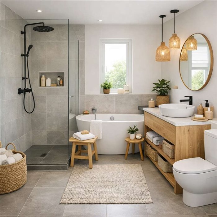 Aménager une salle de bain de 10 m² : idées et conseils