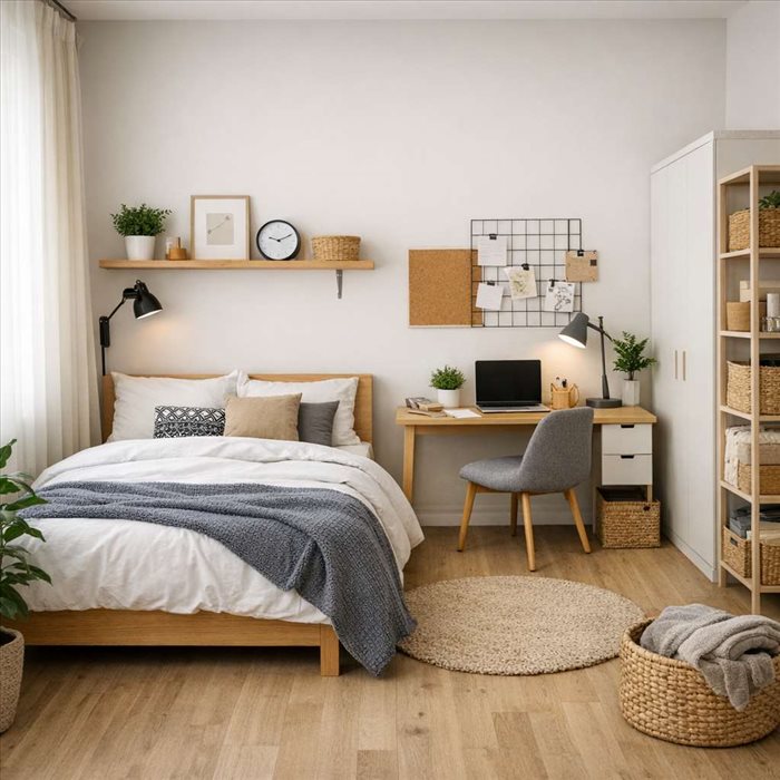 Comment aménager une chambre de 15 m² intelligemment ?