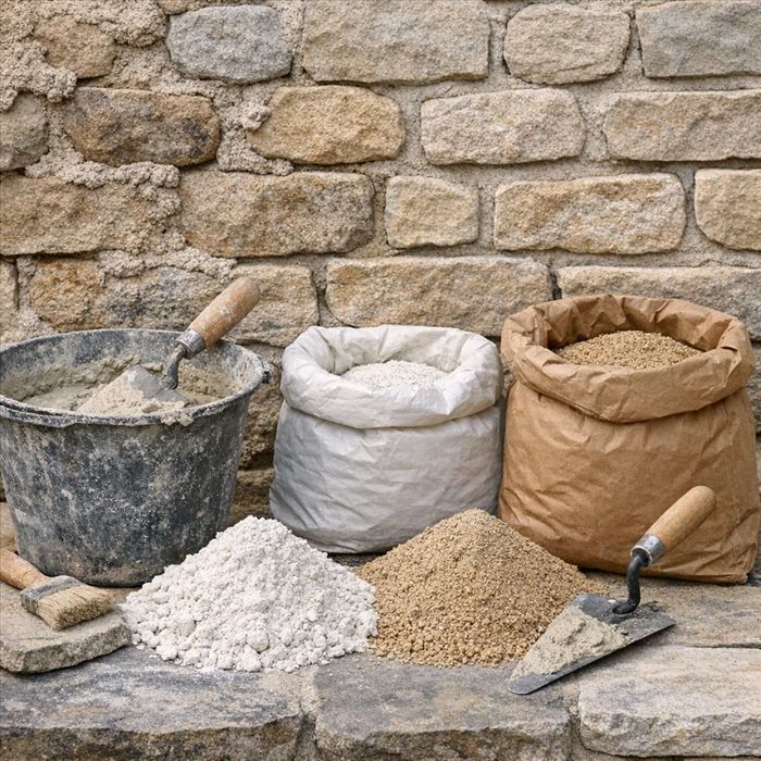 Quel dosage chaux sable pour rejointoyer un mur en pierre ?