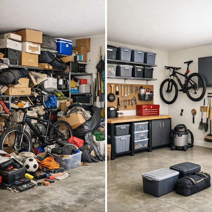Comment retrouver de l'espace dans un garage saturé ? Guide pratique