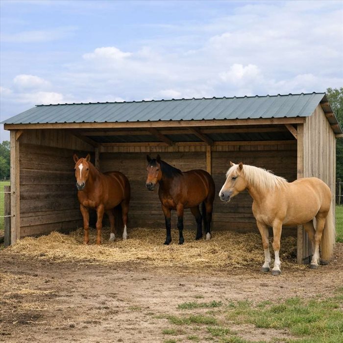 Hauteur minimale pour un abri de chevaux : bien choisir