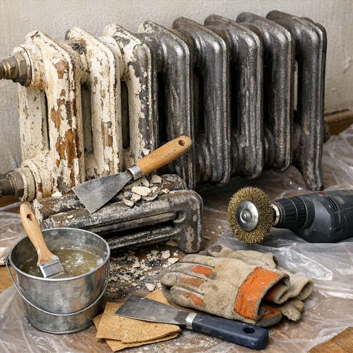 Comment décaper un radiateur en fonte ancien : guide complet