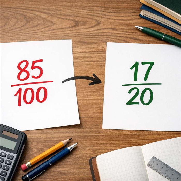 Convertir une note sur 100 en note sur 20 | Méthode simple