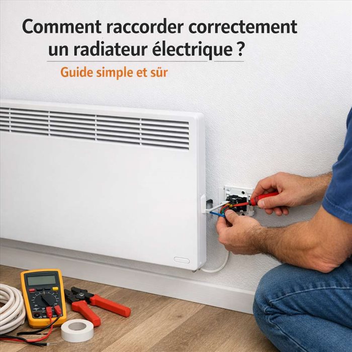 Comment raccorder correctement un radiateur électrique : guide complet