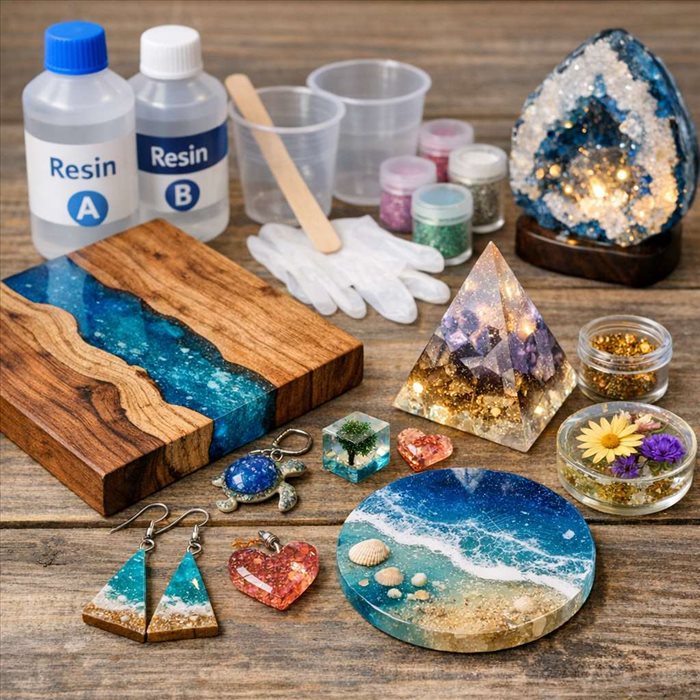 Objets en résine époxy : idées, usages et conseils