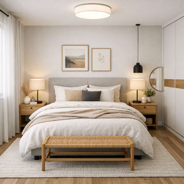 Chambre parentale de 15 m² : idées d’aménagement réussies