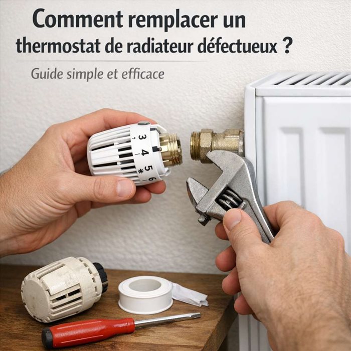 Remplacer un thermostat de radiateur défectueux : guide complet