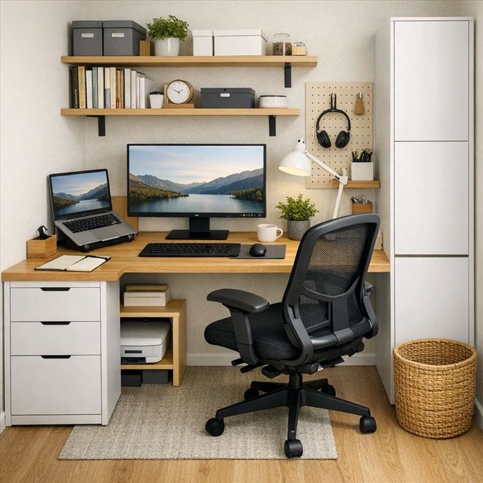 Comment aménager un bureau de 8 m² ? Astuces gain de place