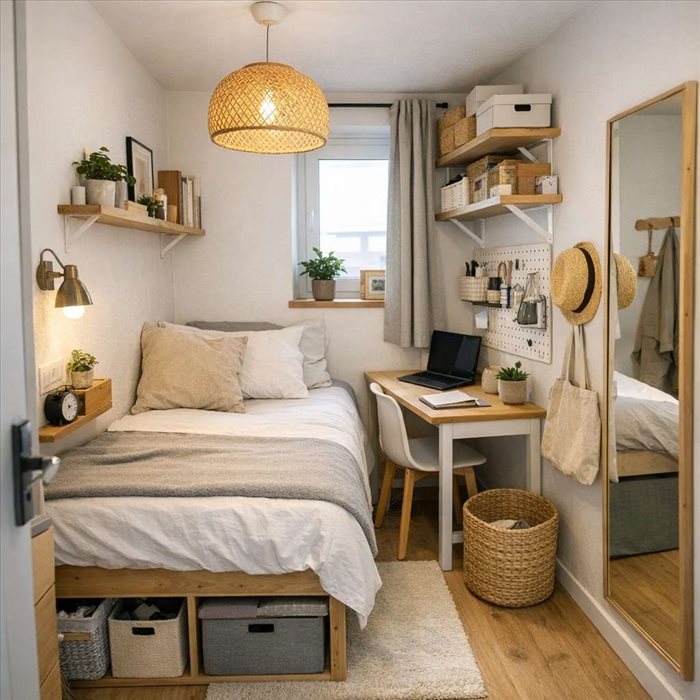 Aménager une petite chambre de 7 m² : conseils et idées