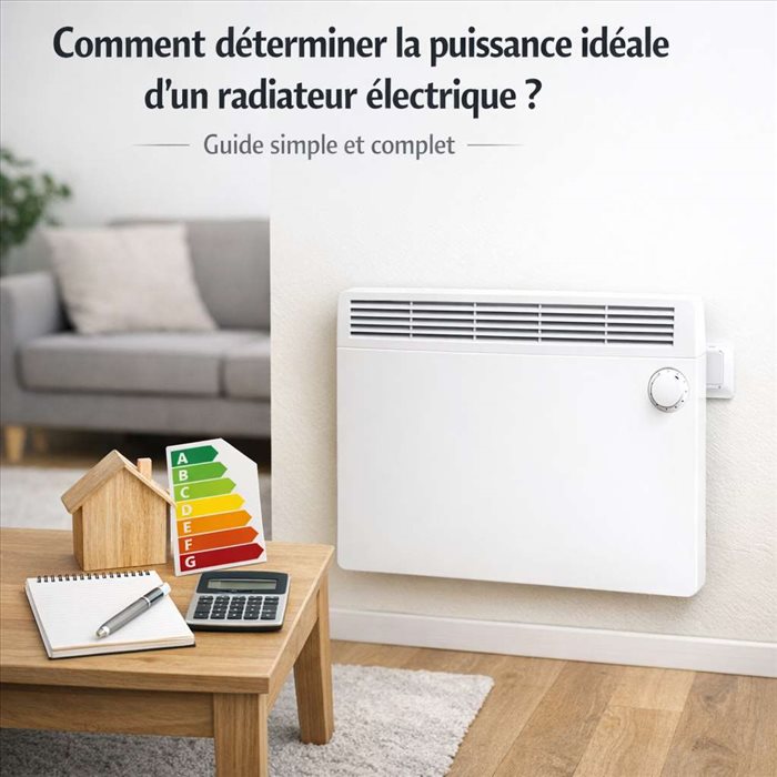 Puissance idéale d’un radiateur électrique : comment la choisir ?