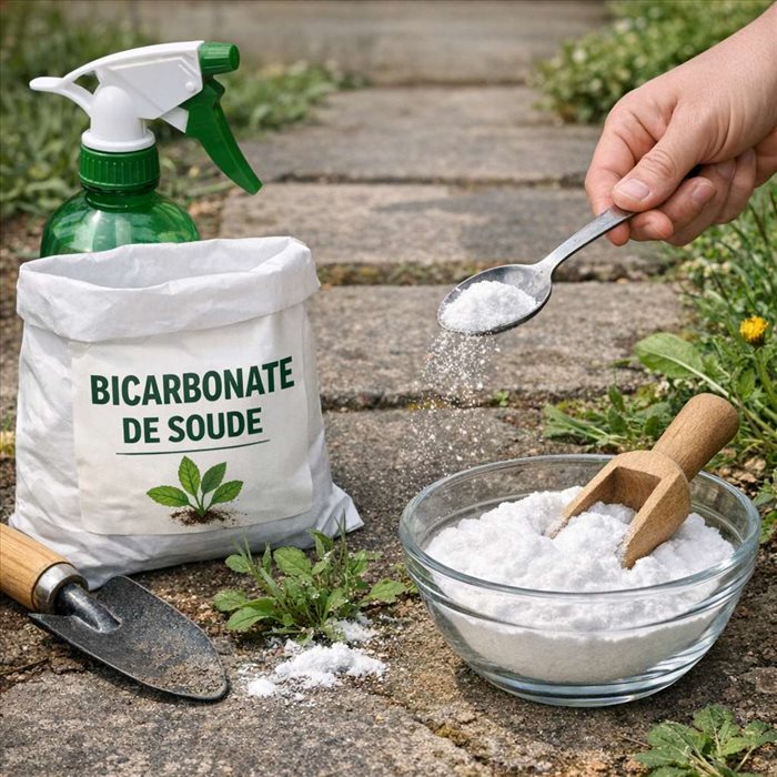 Quel dosage pour désherber avec du bicarbonate de soude ? Guide pratique
