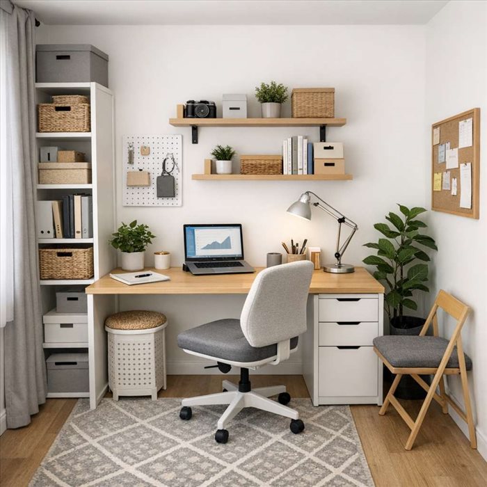 Comment aménager un bureau de 10 m² : idées et astuces