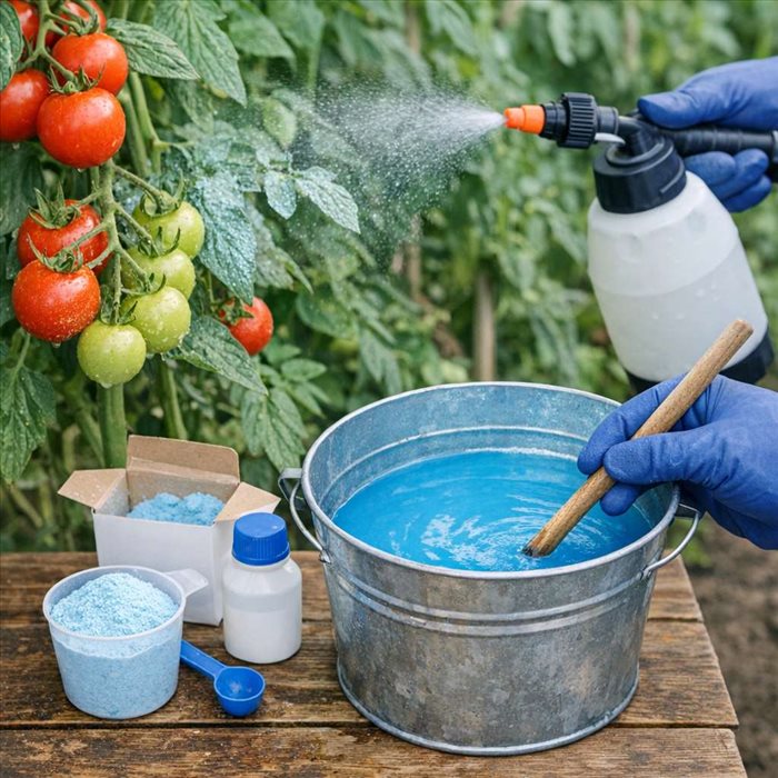 Quel dosage pour la bouillie bordelaise sur tomates ?