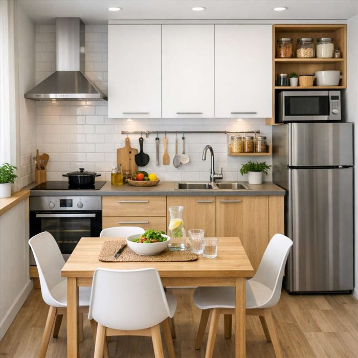 Aménager une cuisine de 12 m² : idées, plans et conseils