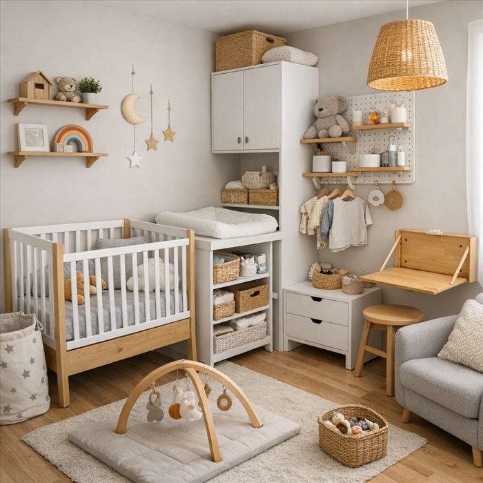 Aménager une chambre de bébé de 10 m² : guide complet et malin
