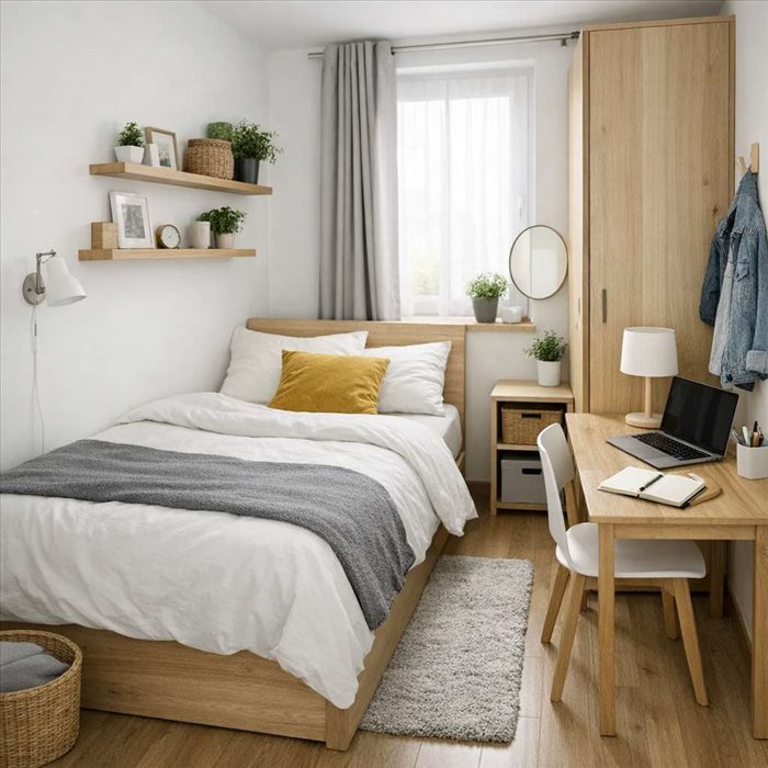 Aménager une chambre de 10 m² sans l’encombrer | Conseils