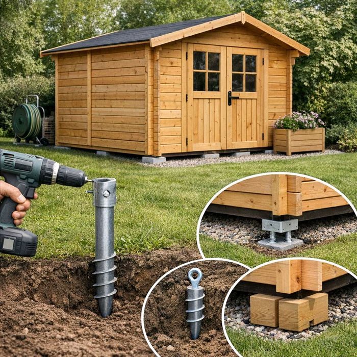 Comment ancrer un abri de jardin sans béton ? | Guide complet